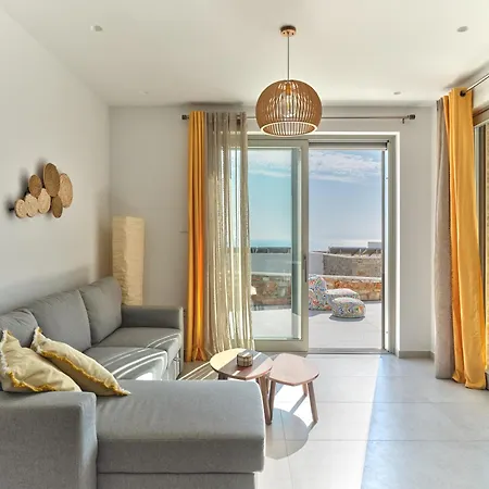 Carla With Panoramic Sea Views In Paros Villa *