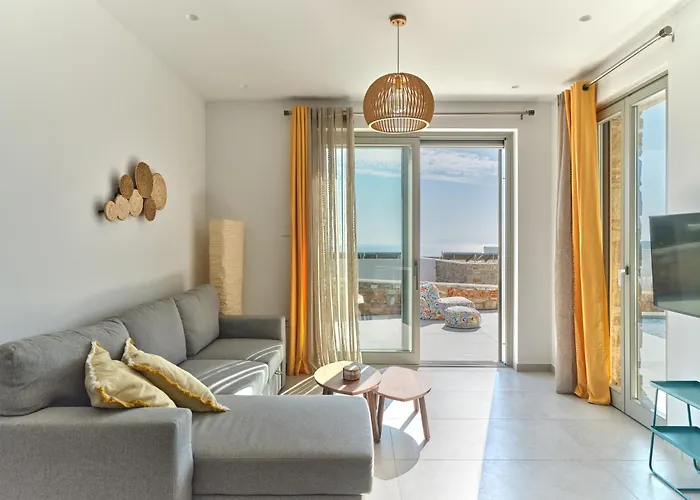 Carla With Panoramic Sea Views In Paros Villa *