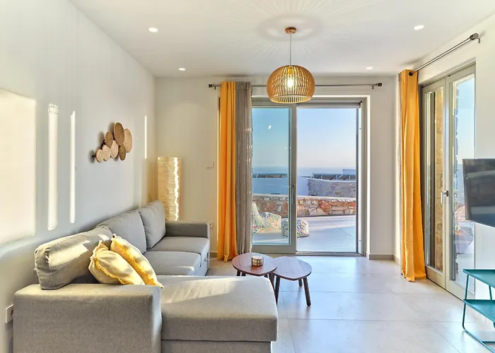 Carla With Panoramic Sea Views In Paros Villa