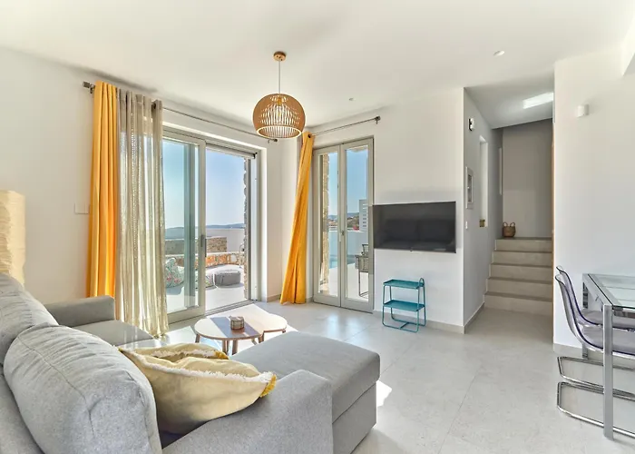 Villa Carla With Panoramic Sea Views In Paros